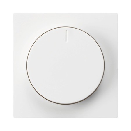 HAGER Frontplatte Drehdimmer weiss