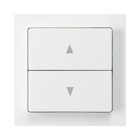 HAGER Frontplatte Storenschalter weiss