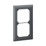 HAGER Abdeckrahmen K Line 2fach anthrazit