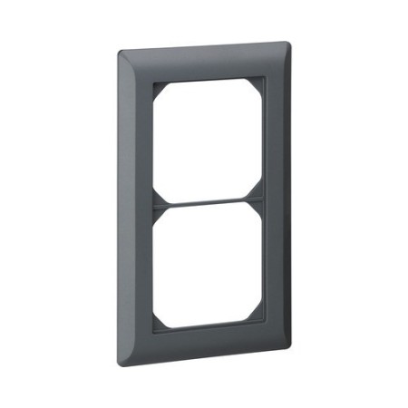 HAGER Abdeckrahmen K Line 2fach anthrazit