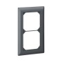 HAGER Abdeckrahmen K Line 2fach anthrazit