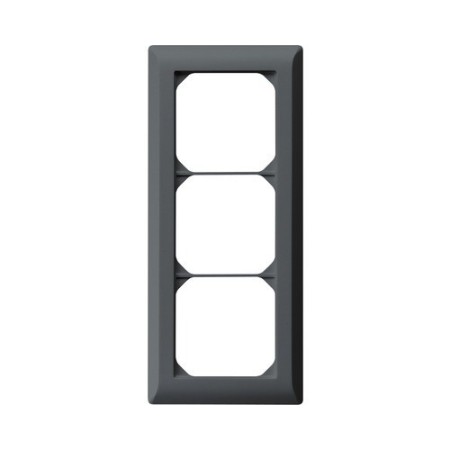 HAGER Abdeckrahmen K Line 3fach anthrazit
