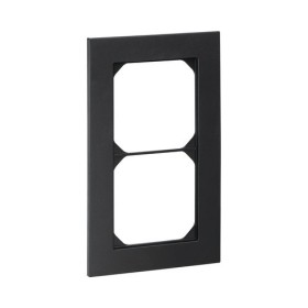 HAGER Abdeckrahmen K Pro 2fach schwarz
