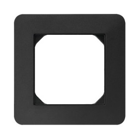 HAGER Abdeckrahmen K Trend 1fach schwarz