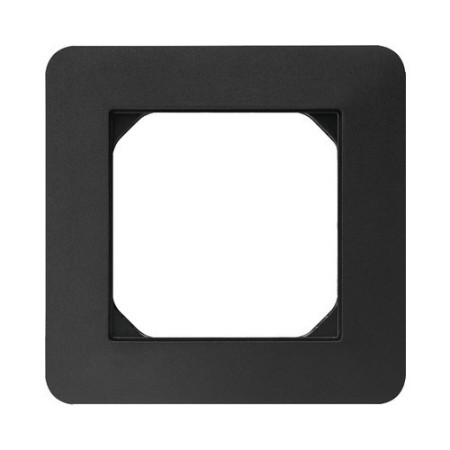 HAGER Abdeckrahmen K Trend 1fach schwarz