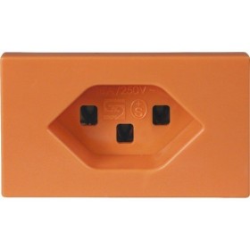 HAGER FLF Steckdose T23 IP 20 orange
