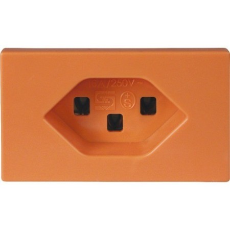HAGER FLF Steckdose T23 IP 20 orange