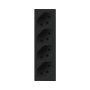 HAGER FLF Steckdose 4xT13 GR. II schwarz