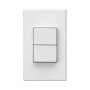 HAGER FLF UP Doppelschalter SCH1 IP 20 weiss