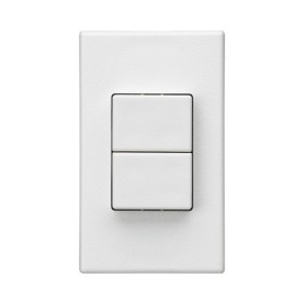 HAGER FLF UP Doppelschalter SCH1 IP 20 weiss