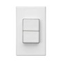 HAGER FLF UP Doppelschalter SCH1 IP 20 weiss