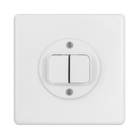 HAGER Basico UP Doppelschalter SCH1 IP 20 weiss