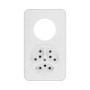 HAGER Basico UP Kombischalter leer und 3xT13 IP 20 weiss