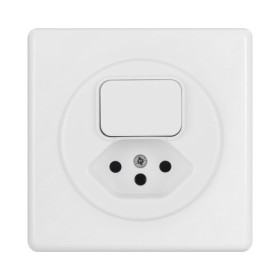 HAGER Basico UP Kombregler Schalter/T13 IP 20 weiss