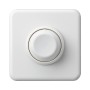 HAGER Basico UP Drehdimmer Phasenanschnitt 20-250W IP 20 weiss