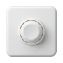HAGER Basico UP Drehdimmer Phasenanschnitt 20-250W IP 20 weiss