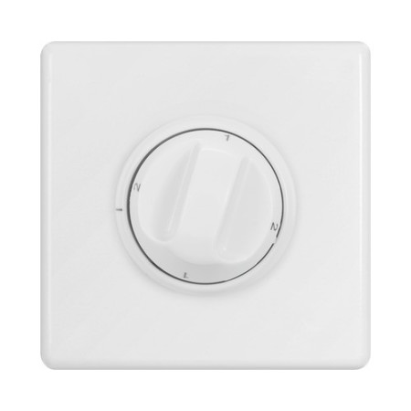 HAGER Basico UP Drehschalter S3 IP 20 weiss