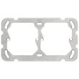 HAGER Kallysto Montageplatte 2fach horizontal