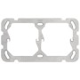 HAGER Kallysto Montageplatte 2fach horizontal