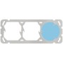 HAGER Kallysto Montageplatte 3fach (3xT13) horizontal