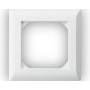 HAGER Kallysto.line Abdeckrahmen 1fach weiss