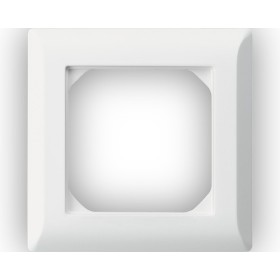 HAGER Kallysto.line Abdeckrahmen 1fach weiss