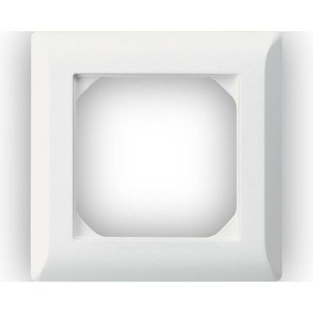 HAGER Kallysto.line Abdeckrahmen 1fach weiss