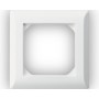 HAGER Kallysto.line Abdeckrahmen 1fach weiss