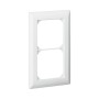 HAGER Kallysto.line Abdeckrahmen 2fach vertikal weiss