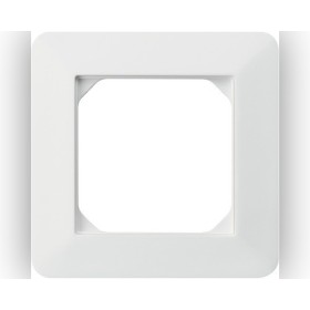 HAGER Kallysto.pro Abdeckrahmen 1fach weiss