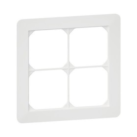 HAGER Kallysto.trend Abdeckrahmen 4fach 148x148 mm weiss
