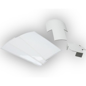HAGER Anschlussstück zu Sockelleistenkanal 20055 weiss