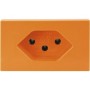 HAGER FLF Steckdose T13 orange