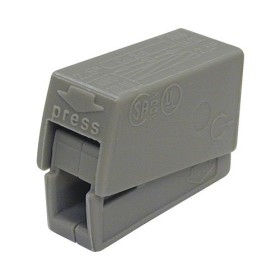 Leuchtenklemme 0,5-2,5 mm2 grau 100 Stk