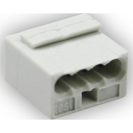 Steckklemme 4x0,6-0,8 mm2 10 Stk