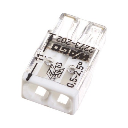 Steckklemme Wago 2273-202 2x0.5-2.5mm² 25 Stück