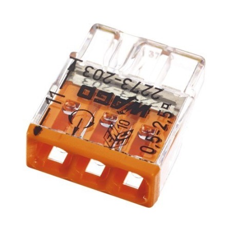 Steckklemme Wago 2273-203 3x0.5-2.5mm² 100 Stück