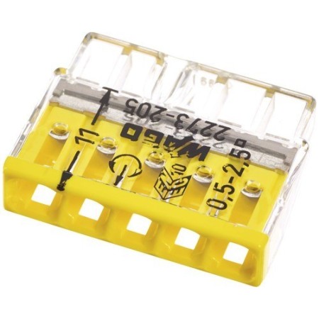Steckklemme Wago 2273-205 5x0.5-2.5mm² 100 Stück