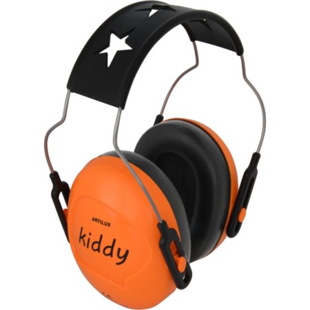 Kapselgehörschütze ARTILUX Kiddy Leuchtorange