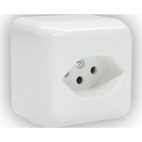 Mica AP Steckdose T13 weiss