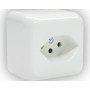Mica AP Steckdose T13 weiss