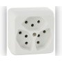 Mica AP Steckdose 3xT13 weiss paralell