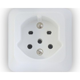 Mica AP Steckdose T15 weiss
