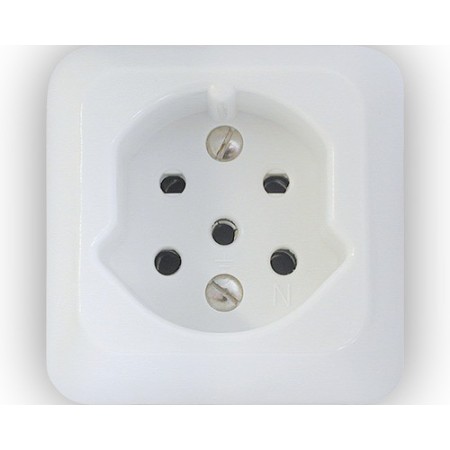 Mica AP Steckdose T15 weiss