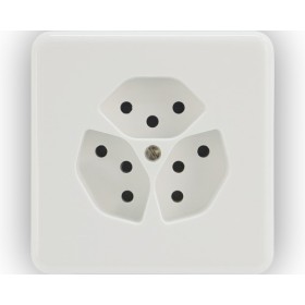 Mica UP Steckdose 3xT13 weiss paralell