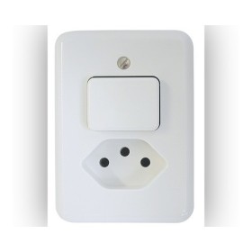 Mica AP Kombination Ein-/Ausschalter SCH0/T13 weiss