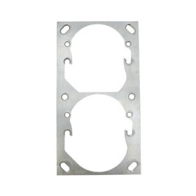Mica Montageplatte 2fach vertikal