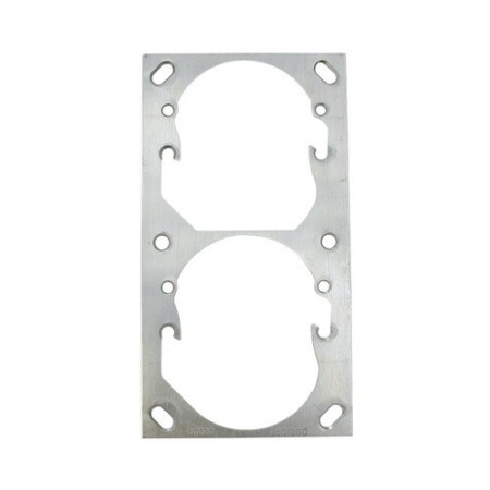 Mica Montageplatte 2fach vertikal