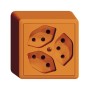 Edizio Due AP Steckdose 3xT13 paralell orange