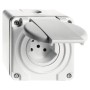 Feller Nass AP Steckdose T15 weiss